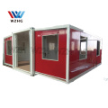 Portable Modular sandwich panel house porta cabin/ 40ft expandable container house